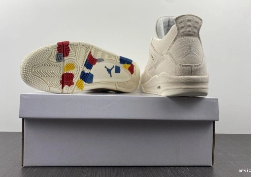 Rep EP 4 (W) Jordan Retro DQ4909-100 Canvas Blank DQ4909-100 1219